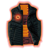 アイトス 衿付ヒーターベスト(男女兼用) AZ-8312-010-M ブラック 1枚（直送品）