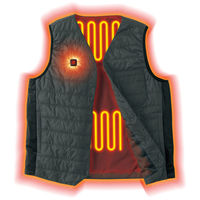 アイトス Vネックヒーターベスト(男女兼用) AZ-8313-014-L チャコール 1枚（直送品）