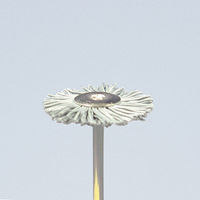 柳瀬 精密ブラシ・砥粒入りユニロン ホイール型 B25HK 25X7X3X40 #500 1セット(1個×10)（直送品）