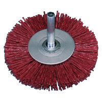 柳瀬 軸付ホイールブラシ ユニロングリット BGF-508 50X13X6X35 #180 1セット(1個×5)（直送品）