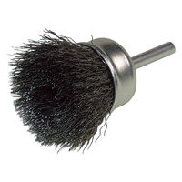 柳瀬 軸付カップブラシ 鋼線 BKCJ-50 50X25X6X35 1セット(1個×5)（直送品）