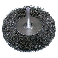 柳瀬 軸付ホイールブラシ 鋼線 BKF-50 50X10X6X35 1セット(1個×5)（直送品）