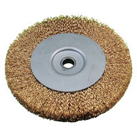 柳瀬 ホイールブラシ・鋼線メッキ BPKMF10 100X12.7X13X38X31 1個（直送品）