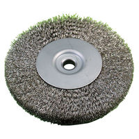 柳瀬 ホイールブラシ・ステンレス BSF208 200X15.88X25X100X50 1個（直送品）