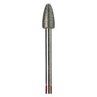 柳瀬 電着ダイヤモンドバー トンガリ先丸ダイヤ D-60FH 6X10X3 1セット(1個×10)（直送品）