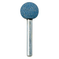 柳瀬 ビトリファイド軸付砥石 A 球 GA25256-M ファイ25X6 #36 1セット(1個×5)（直送品）