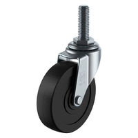 ユーエイ キャスター LT-40R-W3/8X14 1セット(1個×2)（直送品）