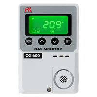 理研計器 簡易定置型酸素濃度計 OXー600 OX-600-00 イッタイガタ AC100Vシヨウ 1個（直送品）