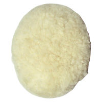 柳瀬 羊毛バフ丸シート PD100YB ファイ100 1セット(1個×5)（直送品）