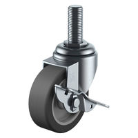 ユーエイ キャスターストッパー付 ST-100ELS-M12X35 1セット(1個×2)（直送品）