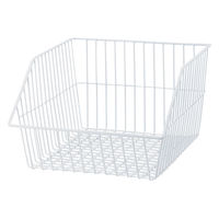 ストア・エキスプレス ネットカゴ ホワイト 幅29.5cm 5094-1192 1個 61-121-12-3（直送品）