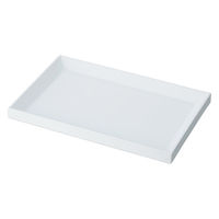 ストア・エキスプレス 合成皮革張トレー ホワイト 5719-4004 1個 61-798-36-1（直送品）