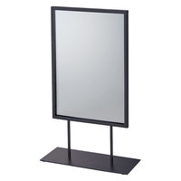 ストア・エキスプレス 【2個】スチール製ポップスタンド 小(両面仕様) A4タテ ブラック 6265-189 1セット(2個)（直送品）