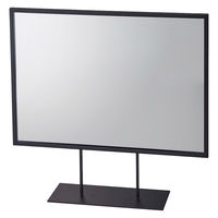 ストア・エキスプレス スチール製ポップスタンド A3(両面仕様) ヨコ ブラック 6265-191 1台 61-820-4-1（直送品）