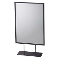 ストア・エキスプレス スチール製ポップスタンド A3(両面仕様) タテ ブラック 6265-193 1台 61-820-4-3（直送品）