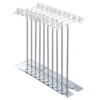 ストア・エキスプレス 【10台】ポップスタンド クローム(組立済) 6265-295 1セット(10台) 61-799-66-1（直送品）