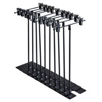 ストア・エキスプレス 【10台】ポップスタンド オールブラック(組立済) 6265-296 1セット(10台) 61-799-66-2（直送品）