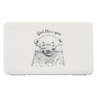 伊勢藤 Iー562ポータブルマスクケースホワイトベア I-562 1個（直送品）