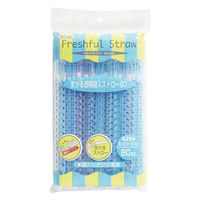 トルネ 曲がる透明袋入ストロー80P P-2048 1袋(80本)（直送品）