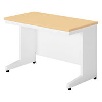 【組立設置込】プラス SA(エスエー) 平机 幅1100×奥行600×高さ720mm ホワイトメープル×ホワイト 1台（直送品）
