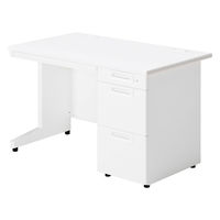 【組立設置込】プラス SA(エスエー) 片袖机 幅1200×奥行700×高さ720mm ホワイト 1台（直送品）