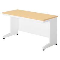 【組立設置込】プラス SA(エスエー) 平机 幅1400×奥行600×高さ720mm ホワイトメープル×ホワイト 1台（直送品）