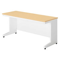 【組立設置込】プラス SA(エスエー) 平机 幅1600×奥行600×高さ720mm ホワイトメープル×ホワイト 1台（直送品）