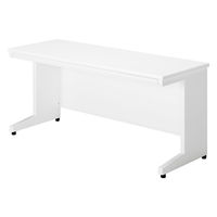 【組立設置込】プラス SA(エスエー) 平机 幅1600×奥行600×高さ720mm ホワイト 1台（直送品）