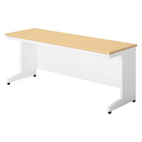 【組立設置込】プラス SA(エスエー) 平机 幅1800×奥行600×高さ720mm ホワイトメープル×ホワイト 1台（直送品）