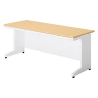 【組立設置込】プラス SA(エスエー) 平机 幅1800×奥行700×高さ720mm ホワイトメープル×ホワイト 1台（直送品）