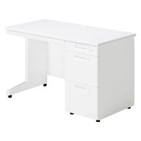 【組立設置込】プラス SA(エスエー) 片袖机 幅1200×奥行600×高さ720mm ホワイト 1台（直送品）