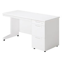 【組立設置込】プラス SA(エスエー) 片袖机 幅1400×奥行600×高さ720mm ホワイト 1台（直送品）