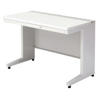 【組立設置込】プラス US-1 平机 幅1100×奥行600×高さ720mm  ホワイト US-116H WS/W4 1台（直送品）