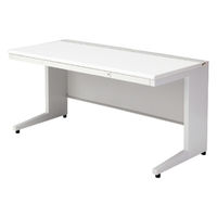 【組立設置込】プラス US-1 平机 幅1500×奥行700×高さ720mm  ホワイト US-157H WS/W4 1台（直送品）