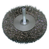 柳瀬 軸付ホイールブラシ ステンレス BSF-50 50X13X6X35 1セット(1個×5)（直送品）