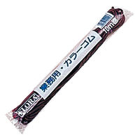 ローレル 業務用カラーゴム 10m巻 ブラウン 不明 1袋(10m巻)（直送品）