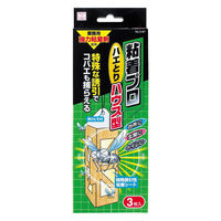 小久保工業所 粘着プロ ハエとり ハウス型 3枚入 2187 1セット(3枚)（直送品）