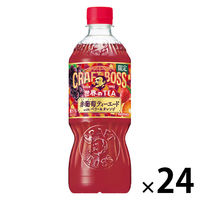 サントリーフーズ クラフトボス 世界のTEA 赤葡萄ティーエード 600ml 1箱（24本入）