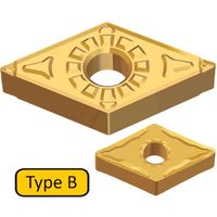 TAEGUTEC 旋削加工用チップ Tーターン CVD DNMG 110408 FG TT8125B 1セット(10個)（直送品）