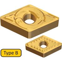 TAEGUTEC 旋削加工用チップ Tーターン CVD DNMG 150604 MP TT5100 1セット(10個)（直送品）