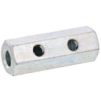 SUNCO 三価ホワイト 横穴付き異径高ナット B=23 1/2ー5/8X50 (30本入) N0-00-0H42-8040-5050-03（直送品）