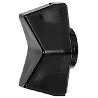 SUNCO ナイロン蝶ナット 黒 NO.3 M8 (1本入り) N0-00-2N31-0080-0000-00-1P 1パック(1個)（直送品）