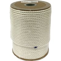 ユタカメイク ロープ 綿ロープドラム巻 5mm×100m PRC-N9 1巻 712-4743（直送品）