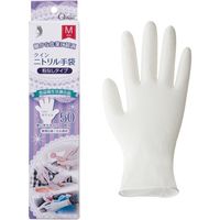 宇都宮製作 クイン ニトリル手袋 スリム箱(50枚入)M NBR0421PFWBM 1箱(50枚) 679-0261（直送品）
