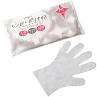 宇都宮製作 シンガー ポリナイス手袋(200枚袋入)クリア M LPE0110KETPM 1袋(200枚) 700-9446（直送品）