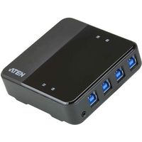 ATEN 4ポートUSB3.1Gen1デバイス共有器 US3344 1台 425-0490（直送品）