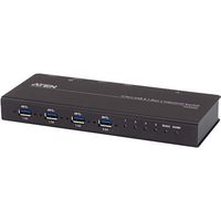 ATEN 4ポートUSB3.1Gen1デバイス共有器(プロ仕様) US3344I 1台 425-0479（直送品）