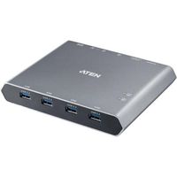 4K対応 2ポート USBーC KVMスイッチ(DisplayPort/USBーC/USB3.2 ドッキングステーション付き) US3311（直送品）