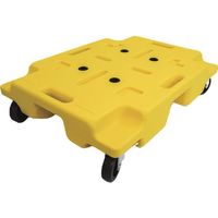 マルイチエクソム エクソム スタッキング式平台車 カサネル 4560F(イエロー) 600×450 4560F-YE 1台 674-7173（直送品）