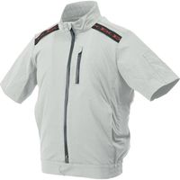 原田産業 ハラダ 半袖ブルゾン空調ウェアEX.WORKERS シルバーグレー 3L 33700536 1着 682-8379（直送品）
